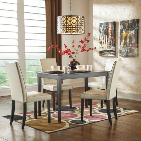 Kimonte - Ivory - Table/4 Chairs
