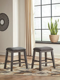 Caitbrook - Gray - Counter Height Dining Table/4 Stools