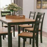 Gesthaven Dining Room Table Set - Natural/Green