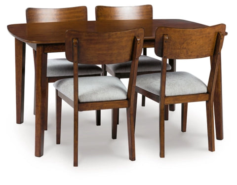 Tameride Dining Room Table Set (5/CN) - Brown
