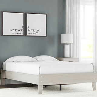 Socalle Full Platform Bed - Light Natural