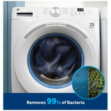 GE 28 inch width, 5.3 cu. ft. Front Load Washer - White