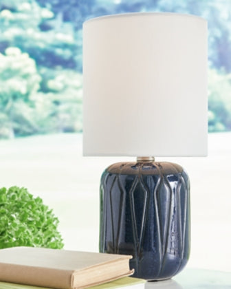 Hengrove - Navy- Table Lamp