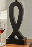Markellton Poly Table Lamp Set - Black