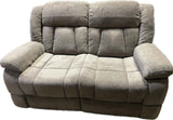 West Reclining Sofa with Drop Down Console/Loveseat - Gray
