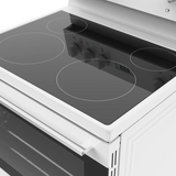 Stirling Marathon 30” Smooth Top Steam Clean Oven - White