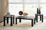 Jazmore Occasional Table Set - Dark Brown