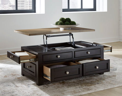 Drazmine Lift Top Cocktail Table - Brown