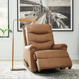 Flynwood Swivel Glider Recliner - Butternut