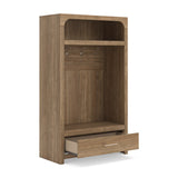Dovander Hall Tree with Storage Bench - Brown