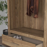 Dovander Hall Tree with Storage Bench - Brown