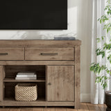 Garistyn LG TV Stand w/Fireplace Option - Brown