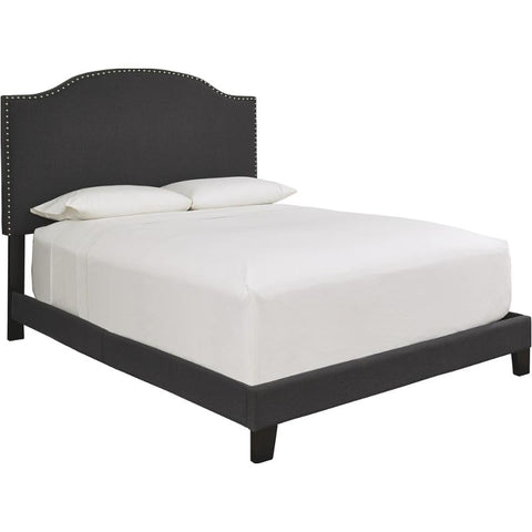 Adelloni - Gray - Queen Upholstered Bed