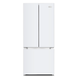 Stirling Marathon 30" 18 cu. ft. French Door Bottom Freezer Refrigerator - White