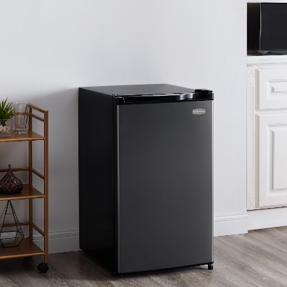 Stirling Marathon Deluxe 4.4 cu.ft. All Refrigerator - Black Steel