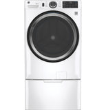GE - 5.5 cu. ft. (IEC) Capacity Washer with Built-In WiFi - White