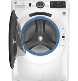 GE - 5.5 cu. ft. (IEC) Capacity Washer with Built-In WiFi - White