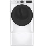 GE - 7.8 cu. ft. Capacity Dryer with Built-in WiFi - White