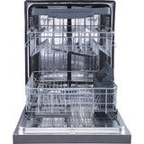 GE 24" 48dB Built-In Dishwasher with Stainless Steel Tub & Third Rack - Slate