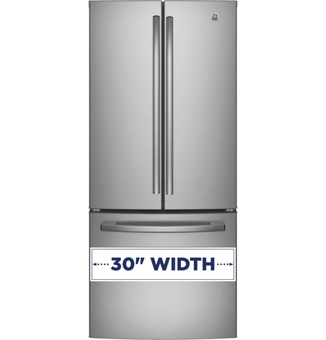 GE 30" 21 Cu. Ft. French Door Refrigerator - Stainless Steel