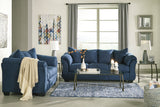 Darcy - Blue - Sofa/Loveseat