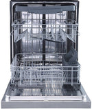 GE 24" 48dB Built-In Dishwasher with Stainless Steel Tub & Third Rack - Stainless Steel