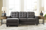 Venaldi - Gunmetal - Sofa Chaise/Chair