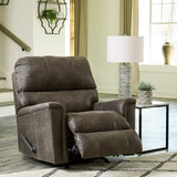 Navi Rocker Recliner - Smoke