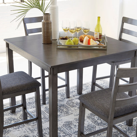 Bridson - Grey - Counter Table/4 Stools