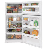 GE® ENERGY STAR® 15.6 Cu. Ft. Top-Freezer Refrigerator - White