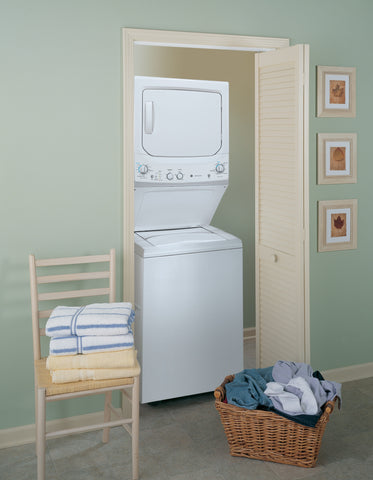 GE 5.9 cu. ft. Electric Washer & Dryer Laundry Centre - White