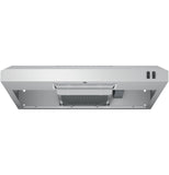 GE 30-inch Under the Cabinet Vent Range Hood - Stainless Steel