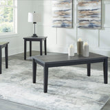 Garvine - Two-Tone - 3pce Occasional Table Set